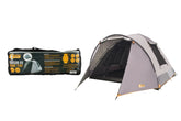 Cockatoo Camping™ 6Person Dome Tent, Ultrafine Inner Mesh, PU Silver Coated 1000mm Waterproof Fly, Large Windows, Includes Carry Bag with Handles (280x305cm with Vestibule Front & Rear)